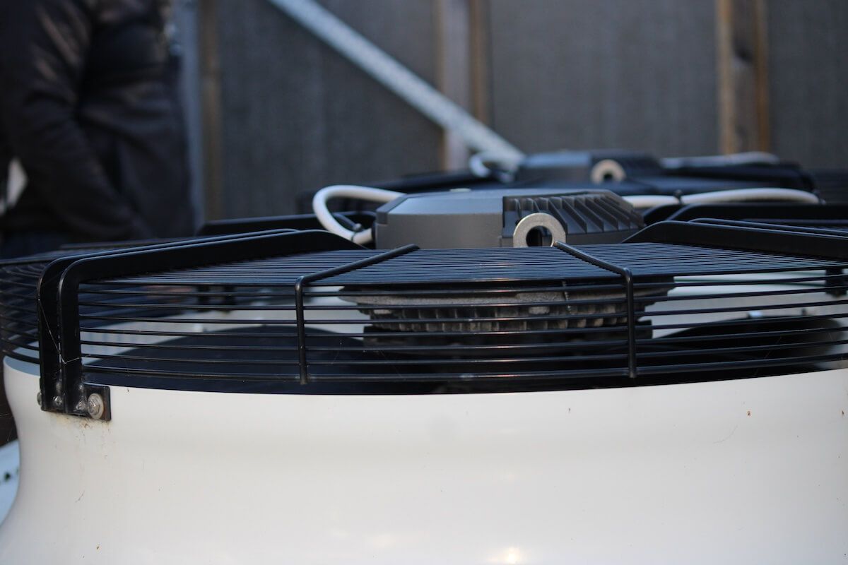 CO2 køle anlæg ventilation