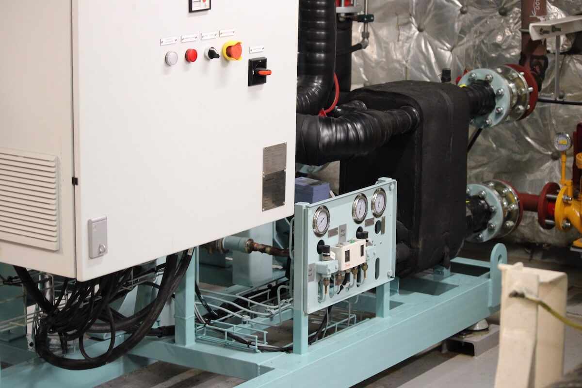 CO2 anlæg grøn energi skibskøl