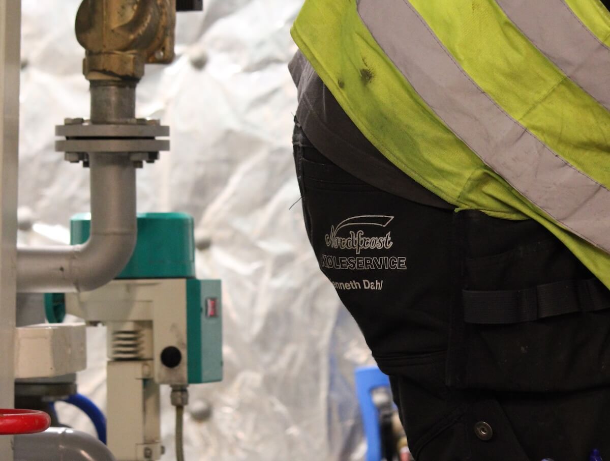 Nordfrost logo på buks